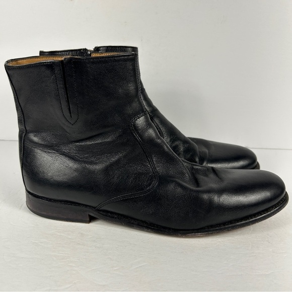 ❤️ Florsheim Men's Classic Black Leather Boots - Picture 5 of 9